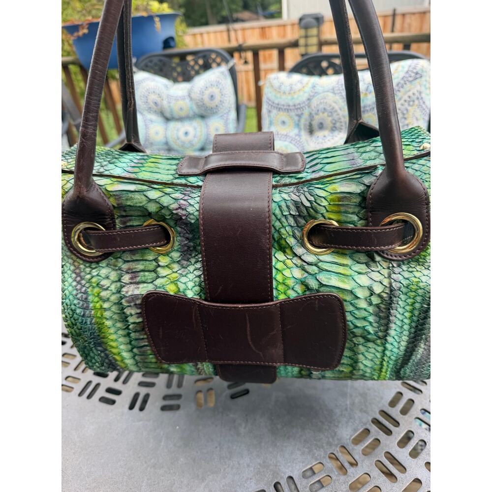 Jimmy Choo RARE Python Bag W/COA - Picture 6 of 12
